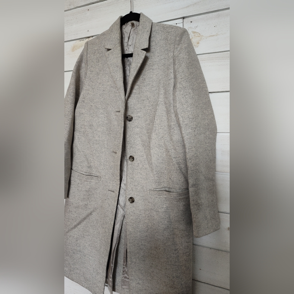Cos Light Gray Wool Jacket - image 4